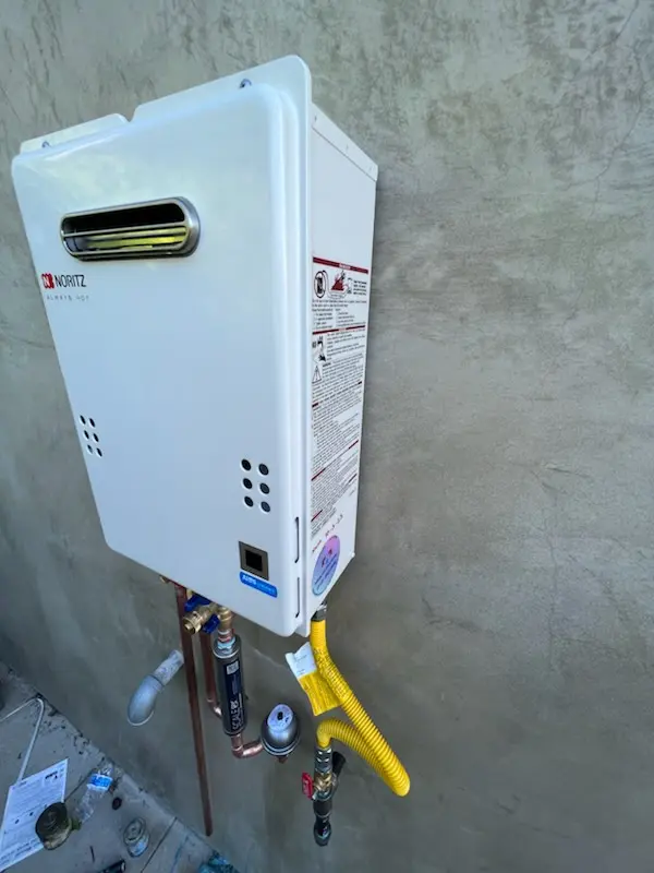 Tankless water heater installation for Sylvan Shores homes