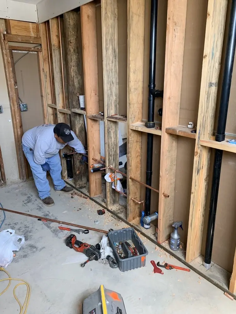 Commercial rough-in plumbing for Water Heater Replacement in Sylvan Shores
